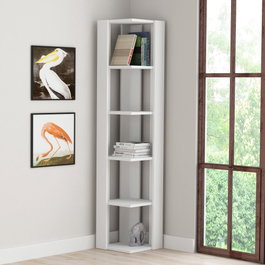 Hanah Home Nati Corner - Estantería Blanca